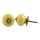 Solid Yellow Golden Fitting Ceramic Knob